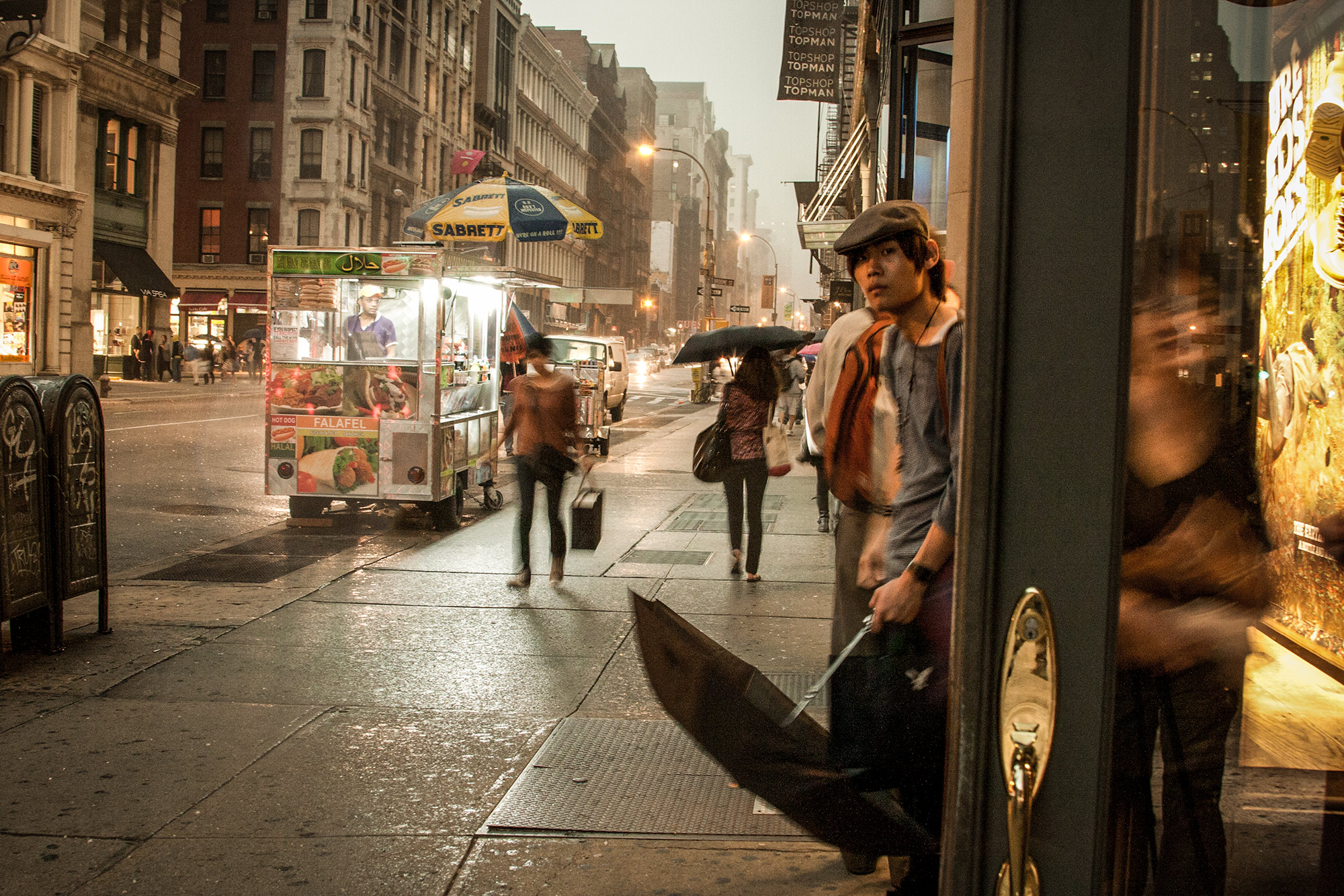 Green Skies  in Lower Manhattan